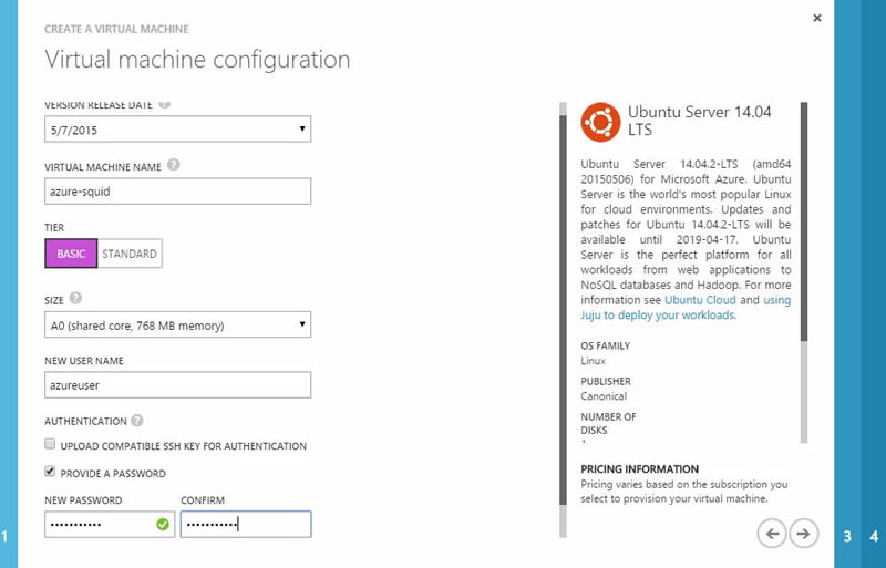 How to create your own squid proxy server with Azure